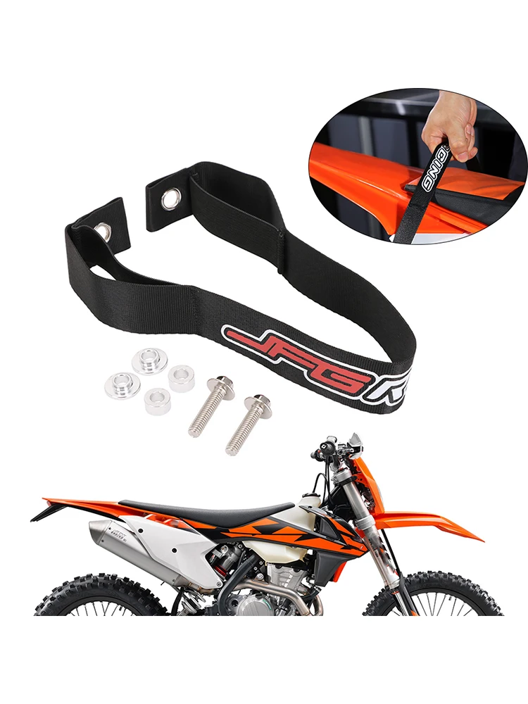AliExpress JFGRACING Rear Rescue Pull Belt Sling Belt for KTM 250 350 450 EXCF SXF XCF XCW XCFW EXC 250XCFW 350SXF 350XCFW 450SXF Pit Dirt Bike