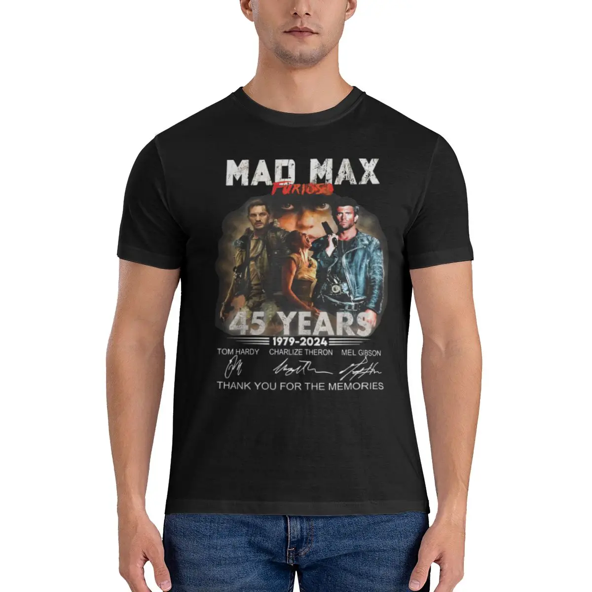 Mad Max Furiosa 45 Years T Shirt 1979 2024 Thank You For The Memories long or short sleeves