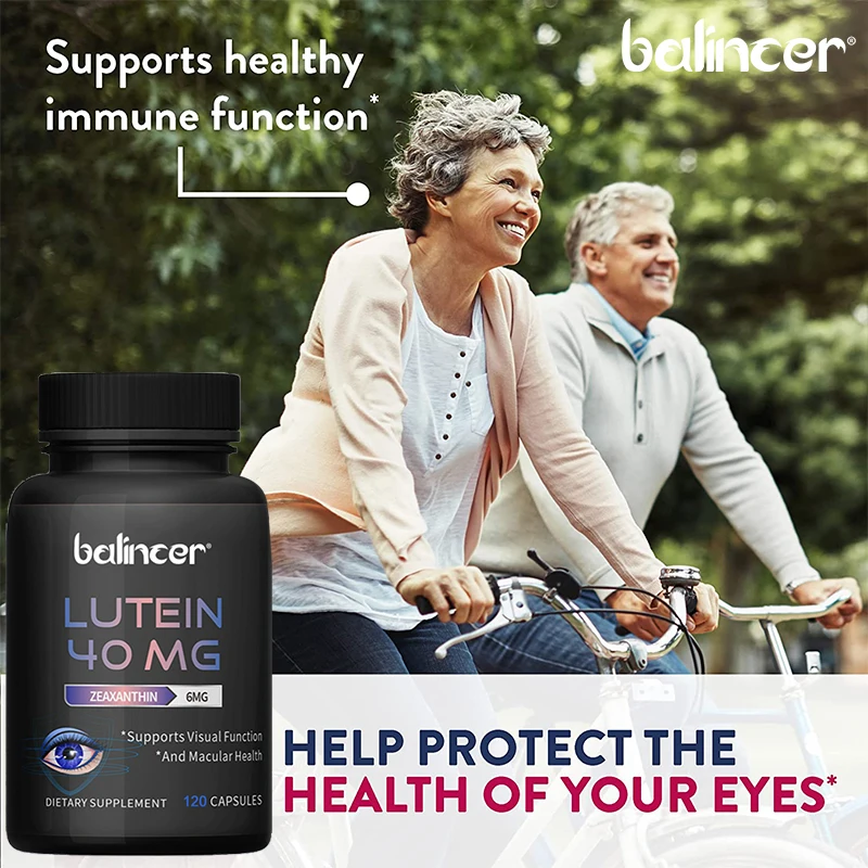 

Lutein & Zeaxanthin - Eye Health Vitamins, Relieve Eye Fatigue, Protect Vision, Vision Health Dietary Supplement