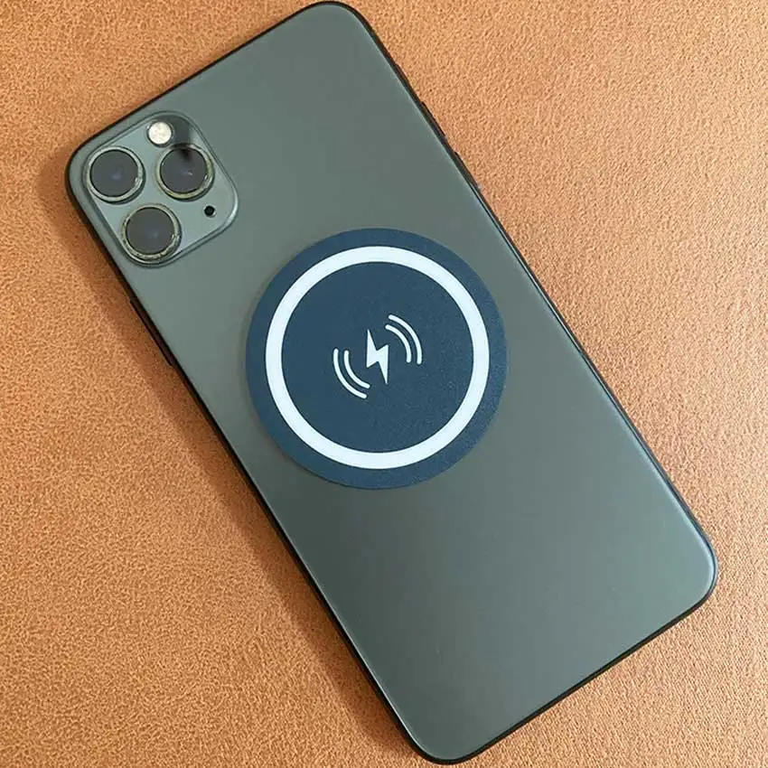 JCD Универсальные металлические пластины для беспроводной зарядки, магнитная пластина, диск для держателя мобильного телефона, автомобильный беспроводной держатель для телефона