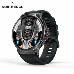 NORTH EDGE 1.85' HD Display Smart Watch Men 710mAh Large Battery Sports Fitness Tracker Heart Monitor Smartwatch For IOS Android