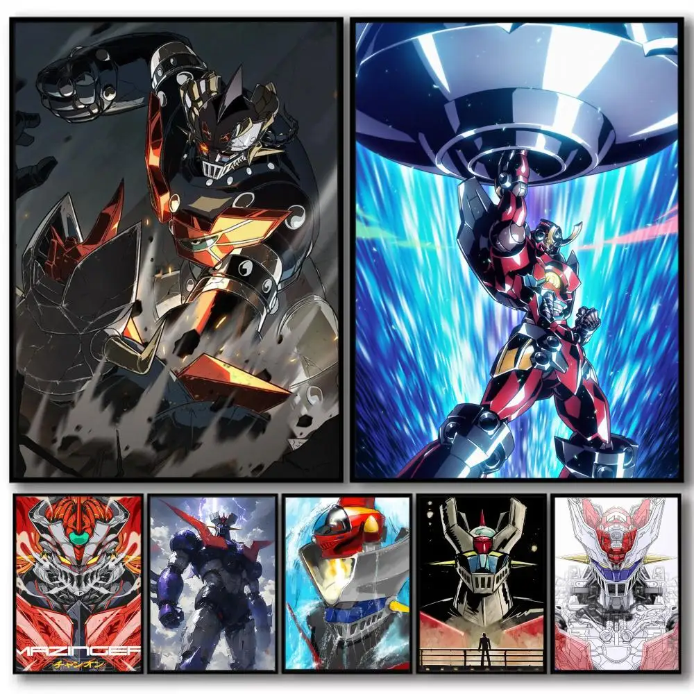 

Anime M-Mazinger Z Painting Calligraphy High-Quality Cotton Canvas Poster Wall Art for Living Room Modern Home Decoration