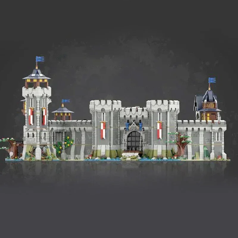 Moc Bouwstenen Militair Kasteel Model Guardians Stronghold Technologie Modulaire Blokken Geschenken Kerst Speelgoed DIY Sets Montage