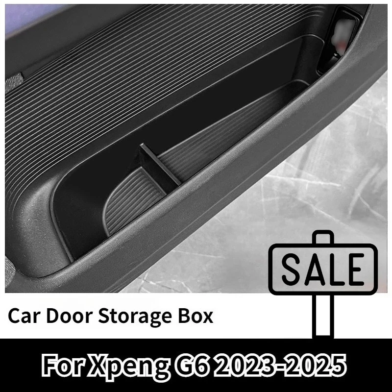 

For Xpeng G6 2023 2024 2025 Under Seat Storage Box Car Accessories Drawer Type Organizer Storage Front Seat Lower Box Case Parts