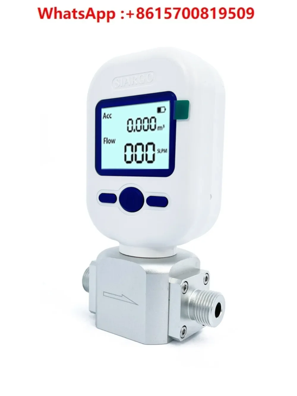 MF5706 Digital Display Gas Mass Flowmeter MF5708 Measuring Oxygen Air MF5712RS485 Communication