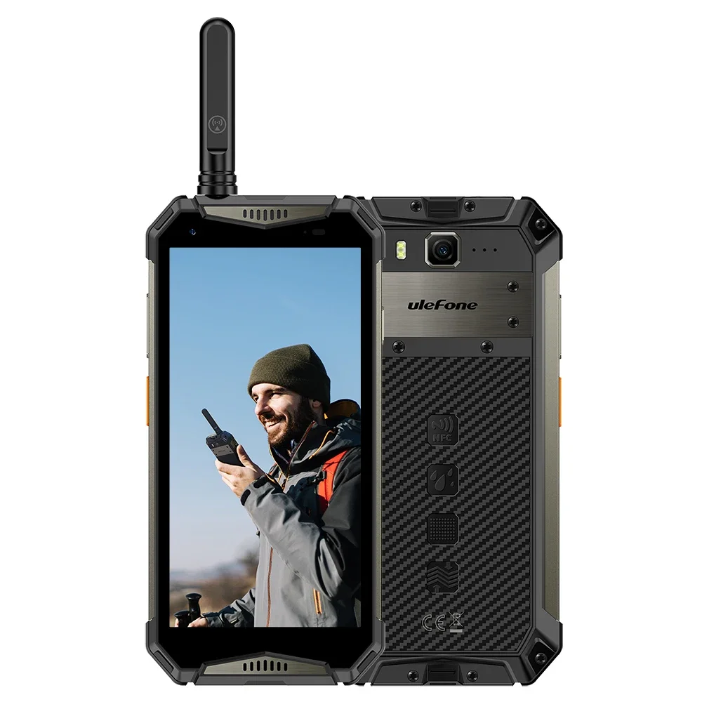 

Ulefone Armor Walkie-talkie Rugged Smartphone 10850mAh Big Battery 12g +256g Mobile Phone 50MP Cell Phone 20WT
