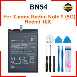 XIAO MI BN54 5020mAh Battery For Xiaomi Redmi Note 9 5G version Redmi 10X 4G version Phone Replacement Batteries