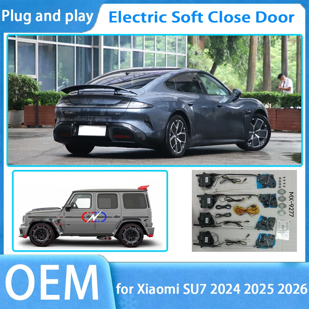 

Для Xiaomi SU7 2024 2025 2026 OEM Автомобильная дверь Система мягкого закрытия Автоматическая электрическая автоматическая защелка с электроприводом Бесшумное закрытие