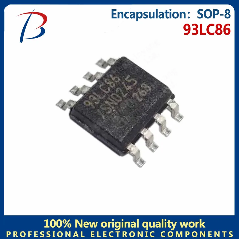 10PCS 93LC 86 Package SOP-8 power board common storage chip screen 93LC86