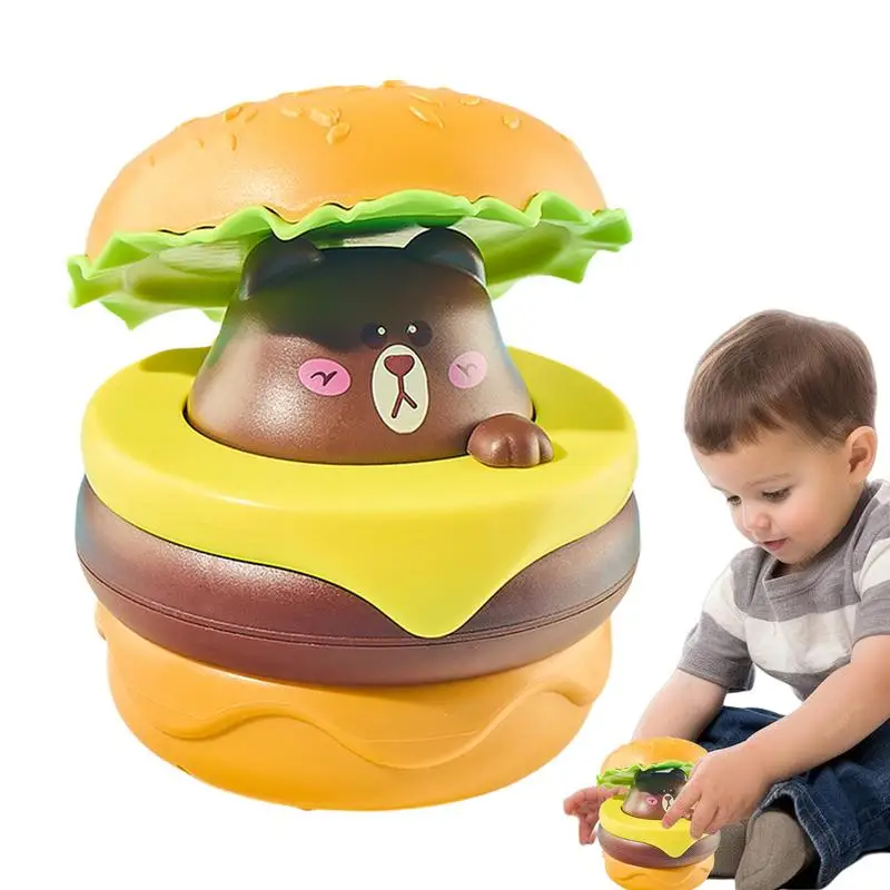 

Push And Go Car Toys Animal In A Hamburger Hand Push Car Toys Inertia Vehicle Fine Motor Skill Toys Early Educational Toys For