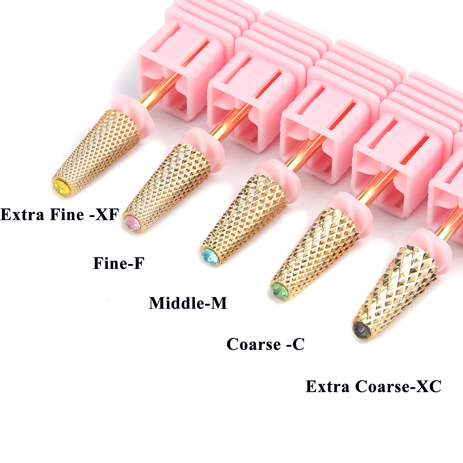 1 قطعة 5 في 1 التنغستن الصلب مسمار لقمة ثقب مع طرف مسنن اكسسوارات مثالية ل تدريبات مانيكير الكهربائية ملفات الأظافر #3