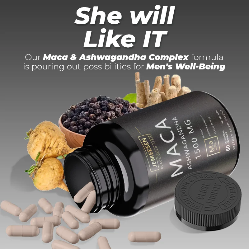 مكمل جذور الماكا السوداء - يعزز قوة العضلات وتحسين القدرة على التحمل وتعزيز إنتاج الطاقة #5