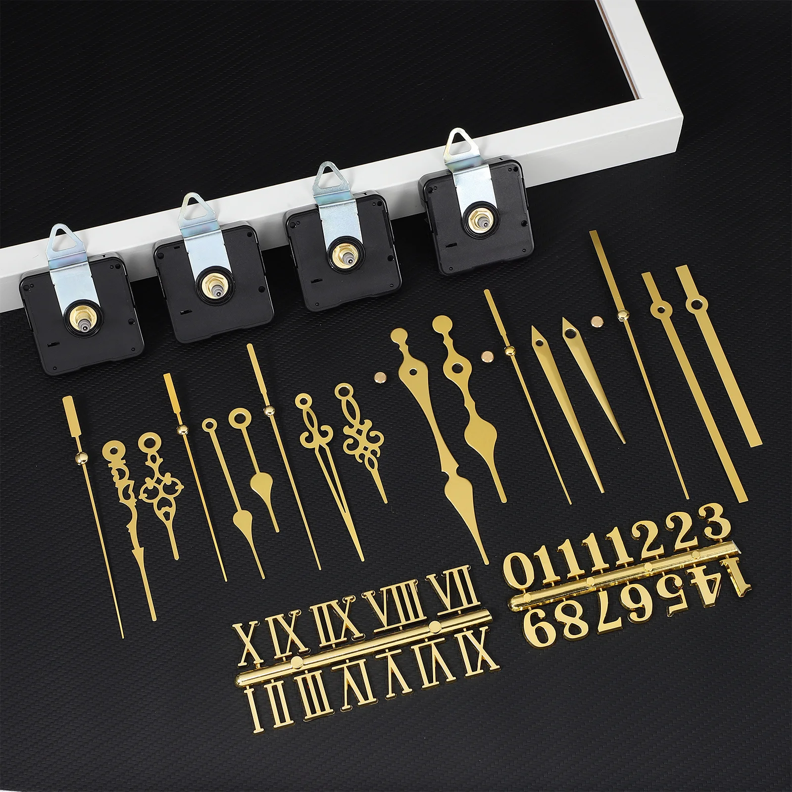 

1Set Clock Mechanism Kit Quartz Movement Replacement DIY Repair Parts Clock Hands Numbers Powered Accurate