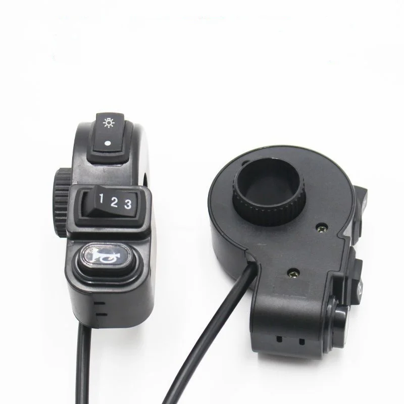 Interruptor de señal de giro combinado tres en uno con conjunto de interruptor de bocina de tres puntos para motocicleta Kawasaki Daelim Hyosung