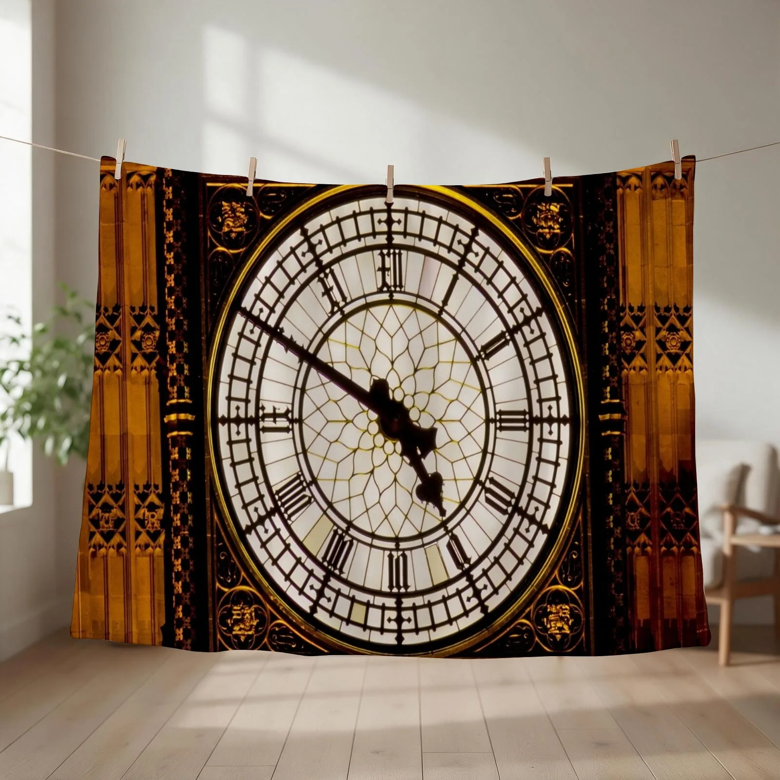 Big Ben London Throw Blanket Large anime Furry Blankets For Bed Blankets