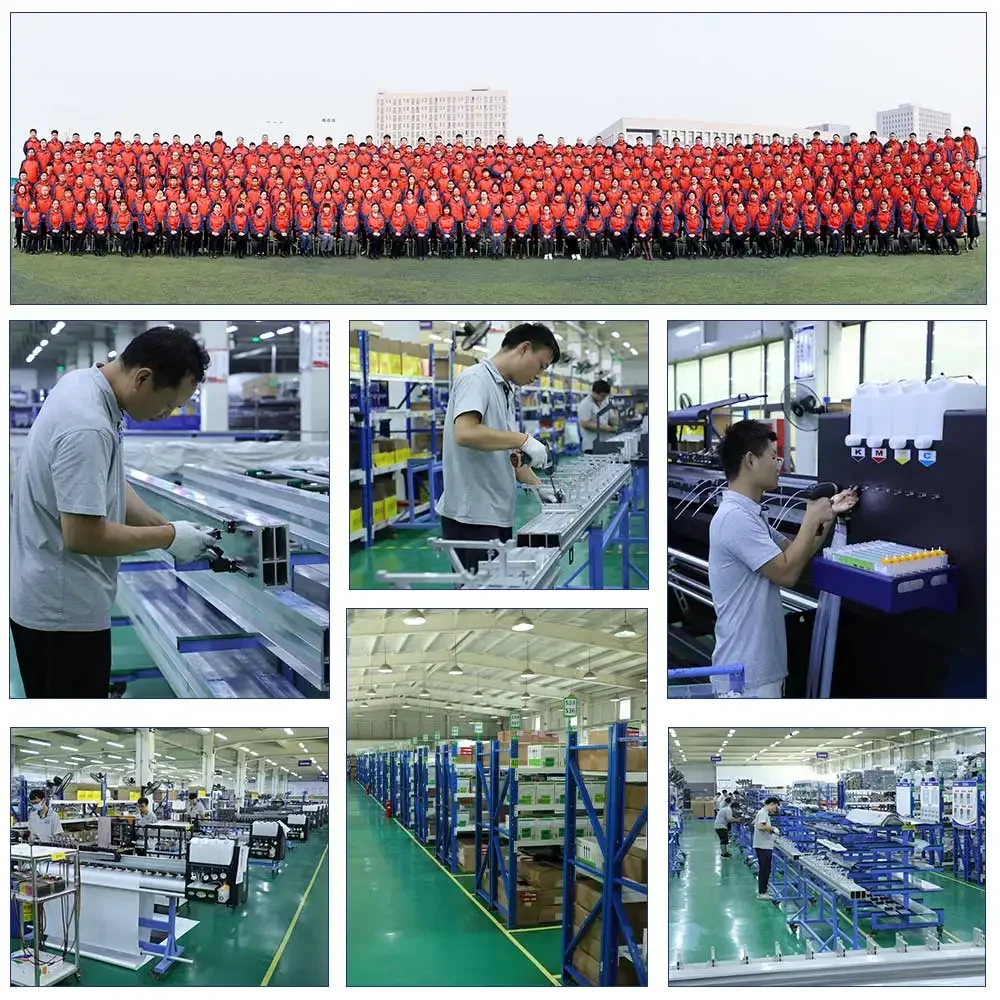 Sunika I3200 Stampante multifunzionale da 24 pollici Circolazione inchiostro bianco 60CM DTF T-shirt Macchina agitatore per polvere A1 Digitale A3/A2