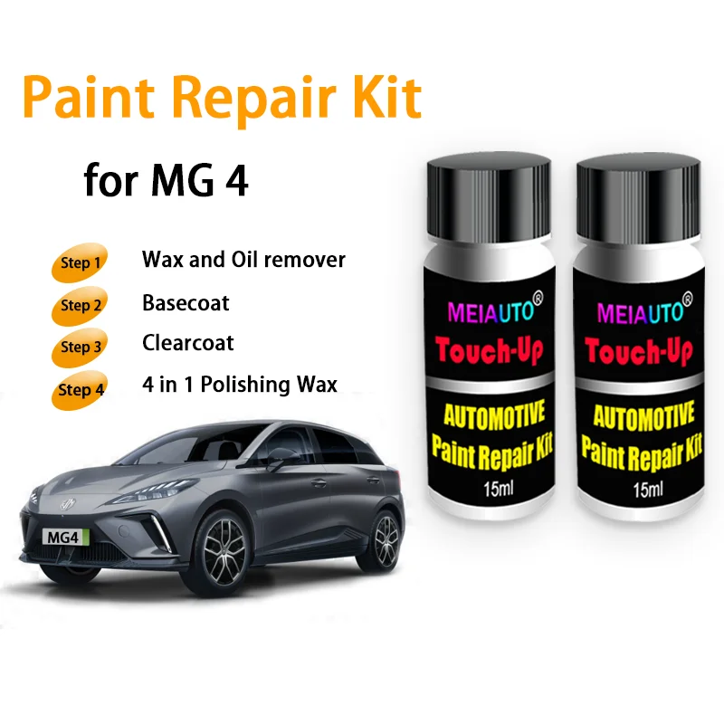 Kit de reparación de pintura de coche para MG Motor MG4, retoque eléctrico, removedor de arañazos, accesorios para el cuidado de la pintura automotriz