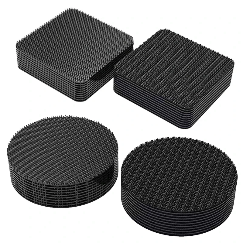 Universal Car Carpet Mat Fixing Stickers Foot Pad Self- Adhesive Tape Car Floor Mat Anti-slip Fixed Tape Sticker 5/10pcs