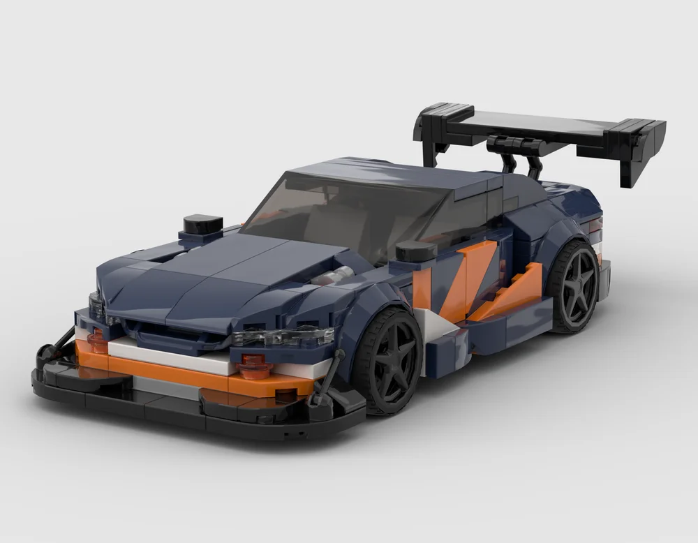 

S15 Custom City Speed Champion Racing Sports Car Building Moc Blocks Creative Garage Boy Toys Christmas Children's Gifts
