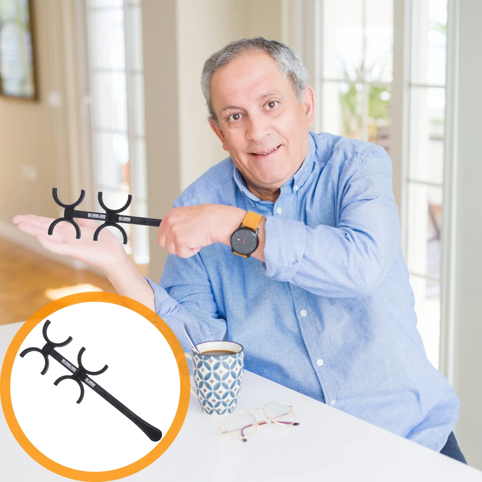 

1Pcs Ophthalmic Flipper Optical Flipping Tool Plastic Vision Training Accessory Durable Glasses Part Visual Confirmation Tool