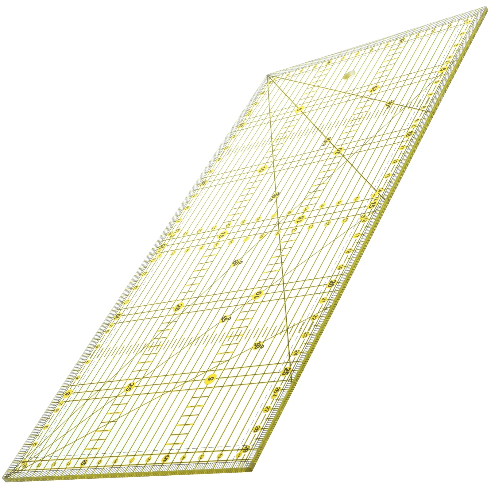 

Acrylic Quilting Ruler Double Colored Grid Lines Non Slip Patchwork Tool Sewing Crafting Projects Cutting Supplies