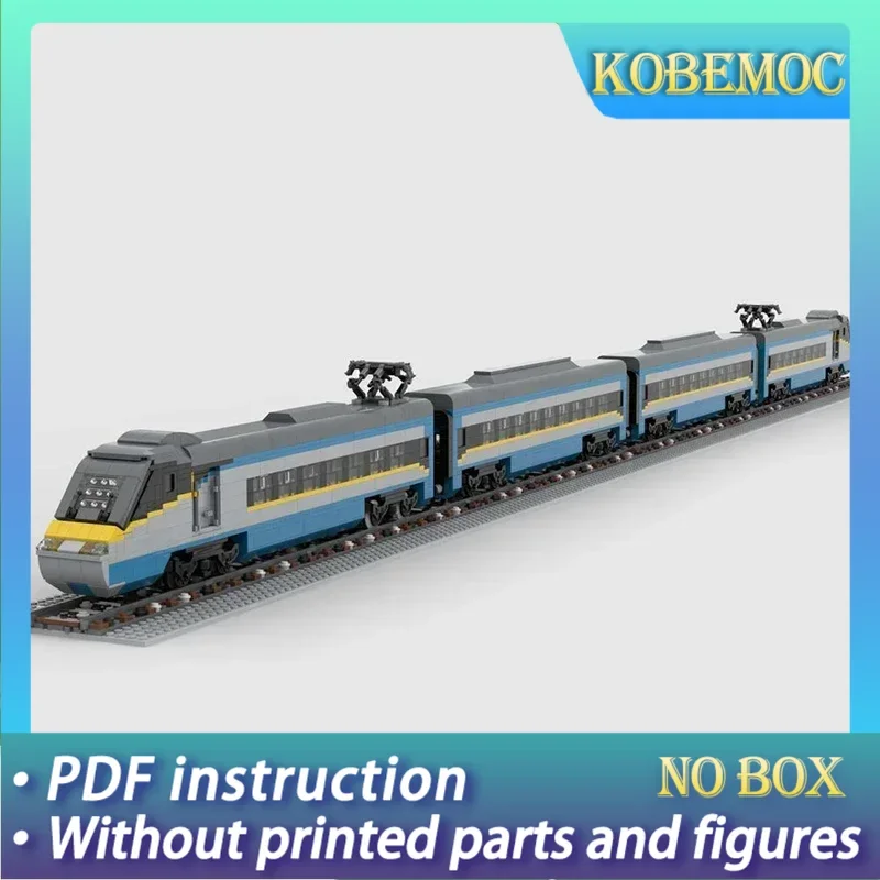 Moc ビルディングレンガシティカーモデルチェコ高速鉄道技術モジュラーブロックギフトクリスマスおもちゃ DIY セットアセンブリ