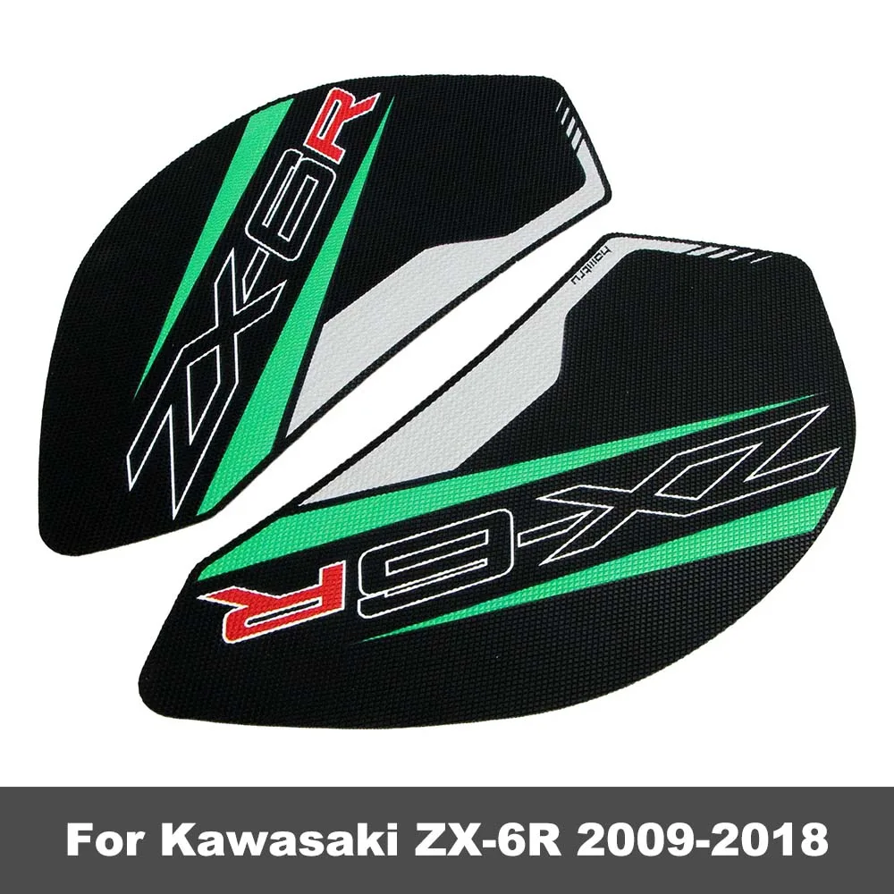 

ZX 6R 2018, боковые противоскользящие наколенники для мотоцикла, декоративная наклейка для Kawasaki ZX6R ZX-6R 2017 2016 2015 2014-2009