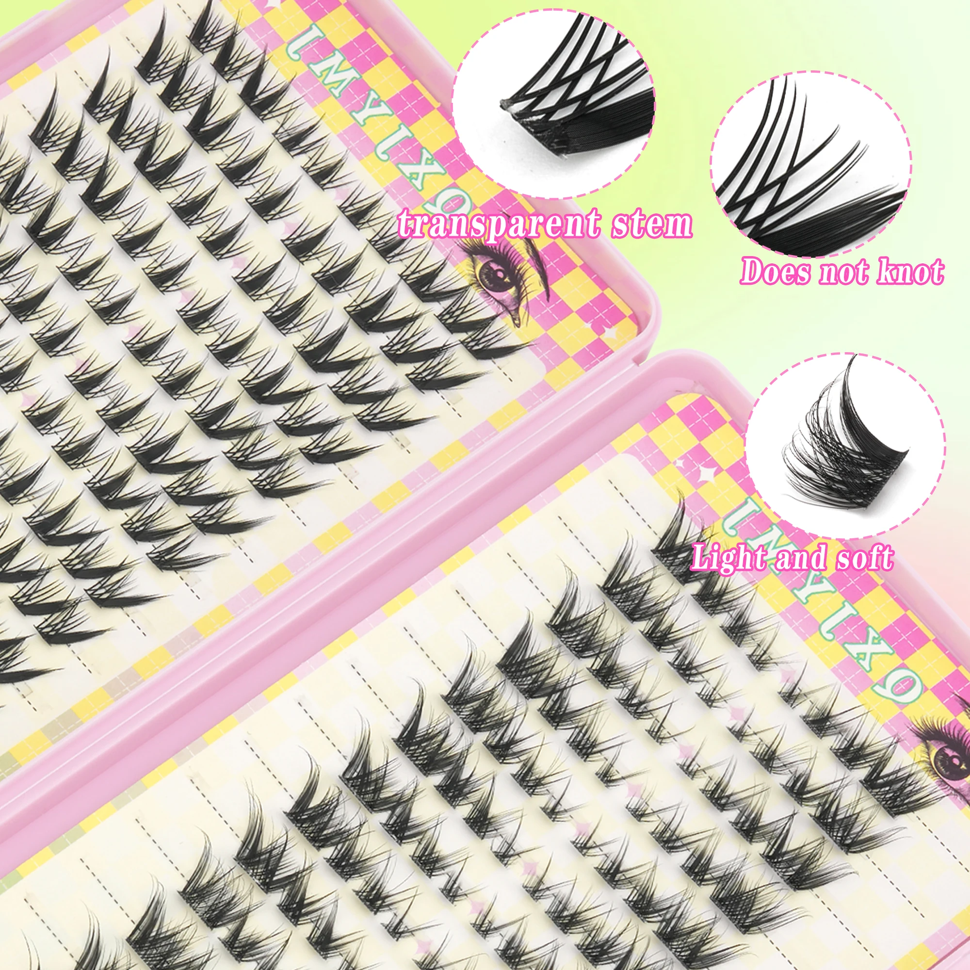 28 рядов отдельных пучков ресн – обзор и цена Eyelash Extensions