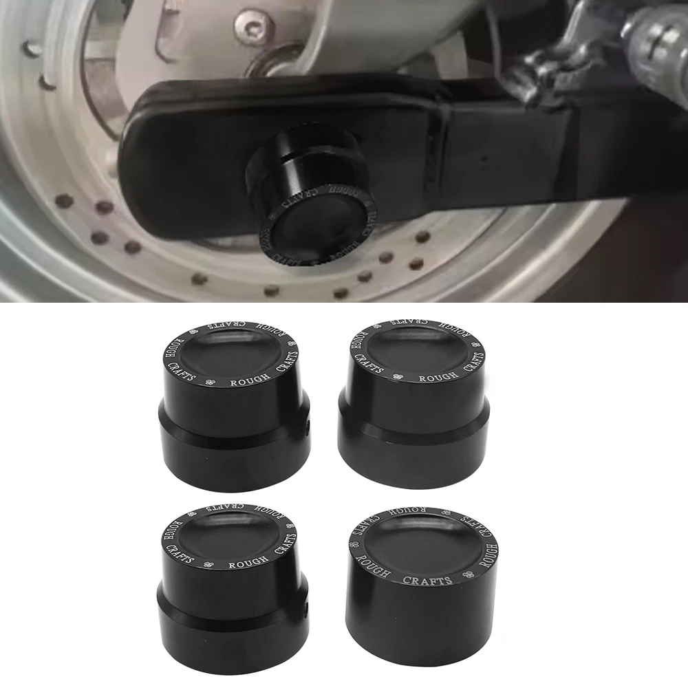 

Motorcycle Front Rear Axle Nut Cover Cap Sportster Softail Dyna VRSC Touring Electra Road Street Tri Glide Road King For Harley