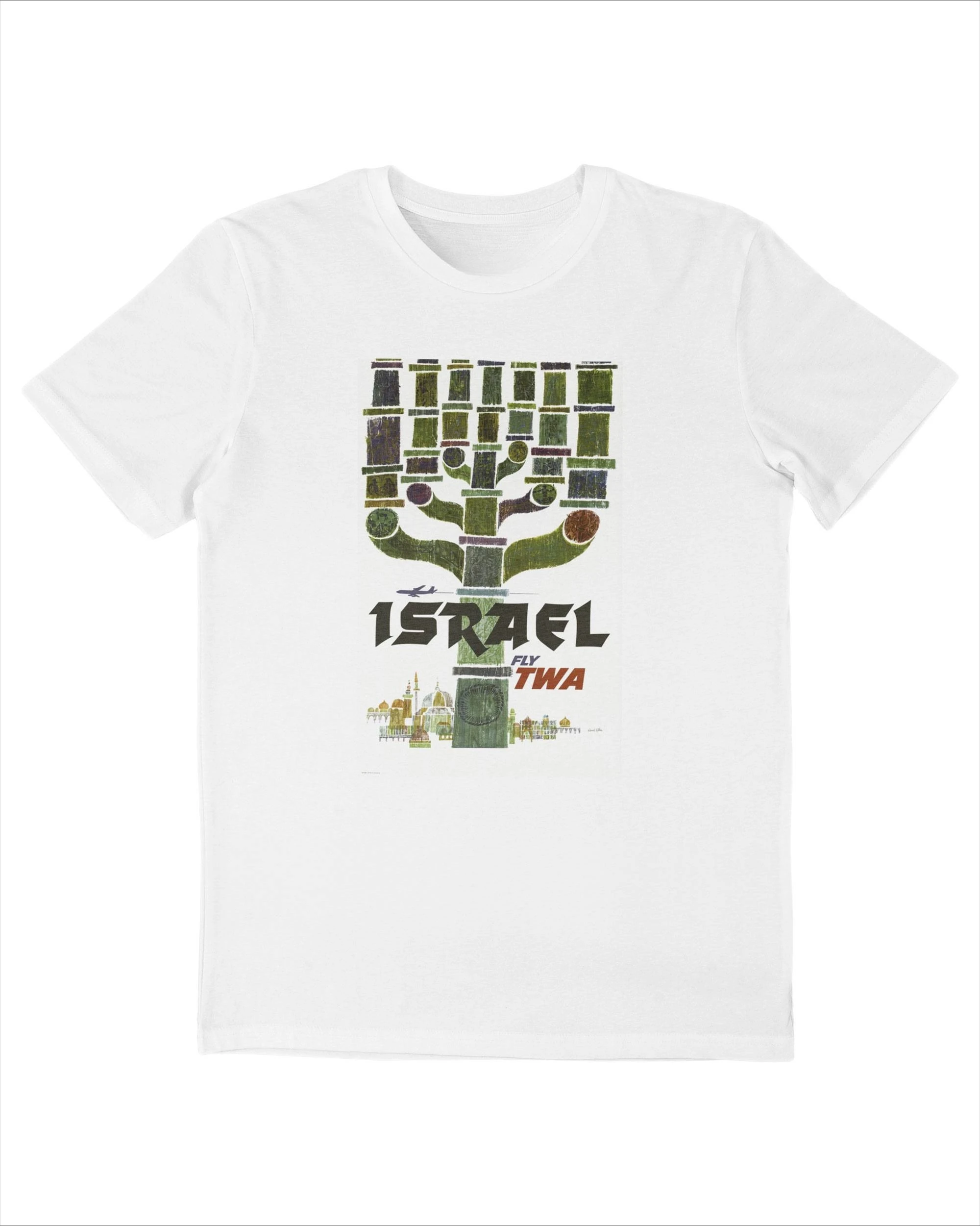

Menorah Graphic Printing Summer Luxury Brand Cotton Men's and Women's T-Shirts Short Sleeves Street Fashion Trend Clothing