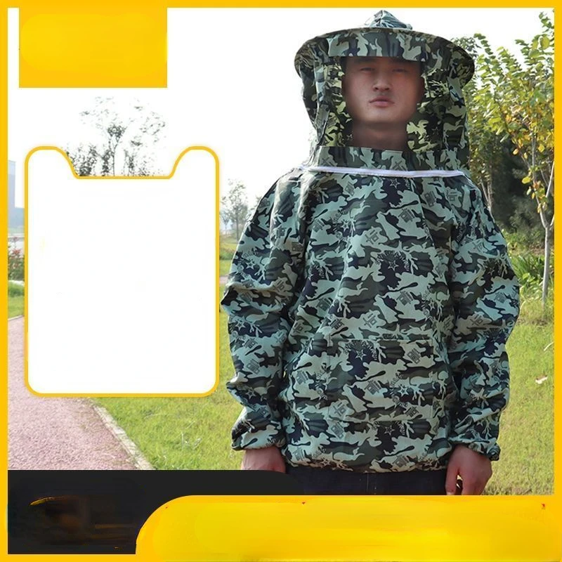 Thickened breathable specialized anti bee clothing,  hat, keeping tools,    face mask