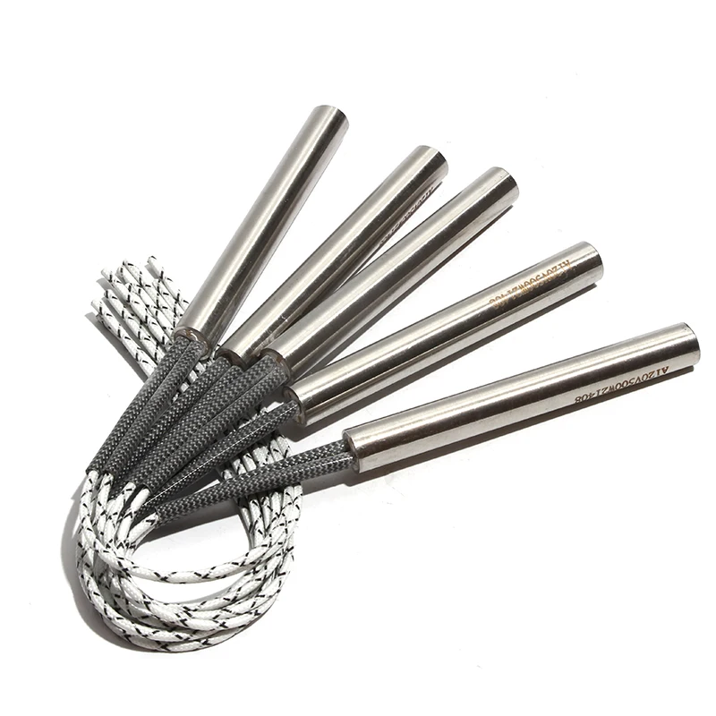 

Cartridge Heater 9.5x80mm/82mm/85mm/90mm/95mm Heating Element 316SS 220V/110V/380V Single Head Heater Pipe 300W-360W 5pcs/lot