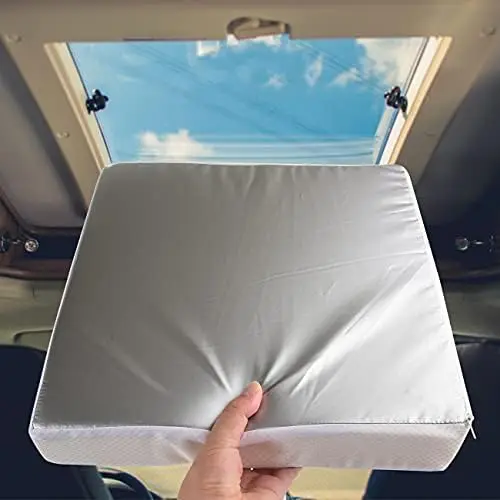 

Safoner 14x14 RV Vent Insulator & Skylight Cover – Waterproof, Reflective, Fits Standard RV Vents (1 Pack)