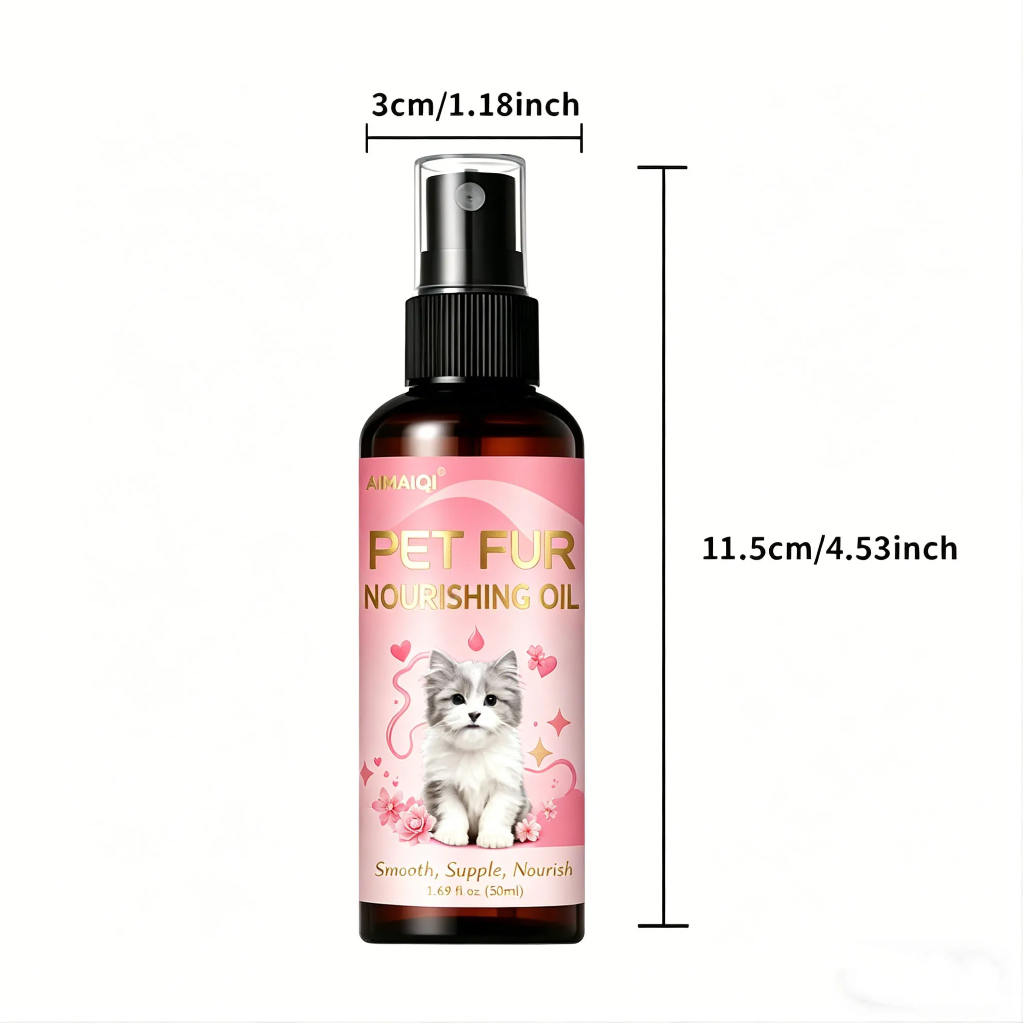 Fur Nourishing Treatment Oil - Deeply Hydrate & Repair Damaged Coat, Add Gloss and Softness to Pet Hair