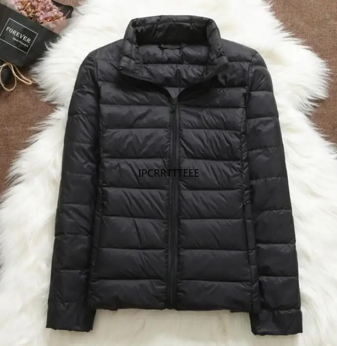 2023 New Autumn Winter Women Lightweight Packable Down Puffer Jacket Coat Portable Outerwear