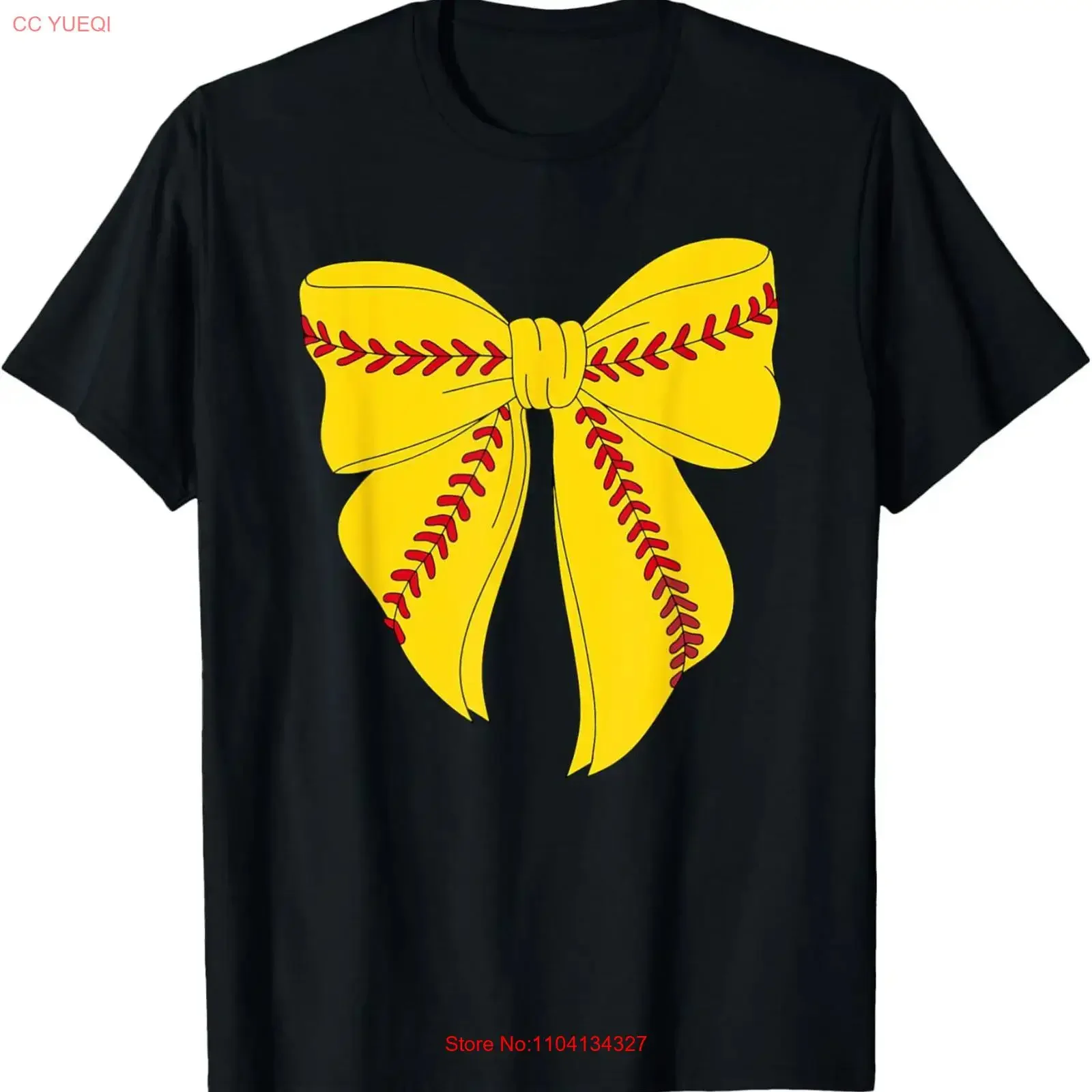 Cute Softball Coquette Bow For Women Girls Mom Mama or T Shirt vintage Washed designer clothes fashion Soft Versatile homme