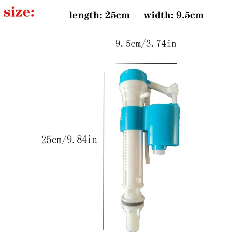 Universal Toilet Water Tank Fittings Set–Dual Flush Intake and Outlet Valves, Float Valve Accessories for Efficient Water Manage