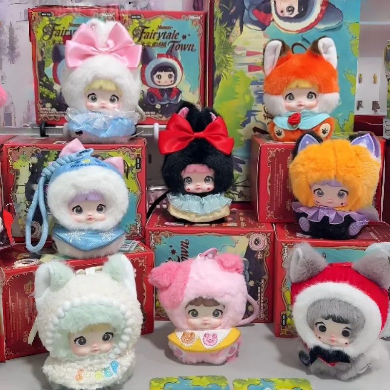 

Genuine Nommi Rice Baby Fairy Tale Town Plush Keychain Blind Box Cute Doll Figurine Decoration Gift Surprise Bag Toy