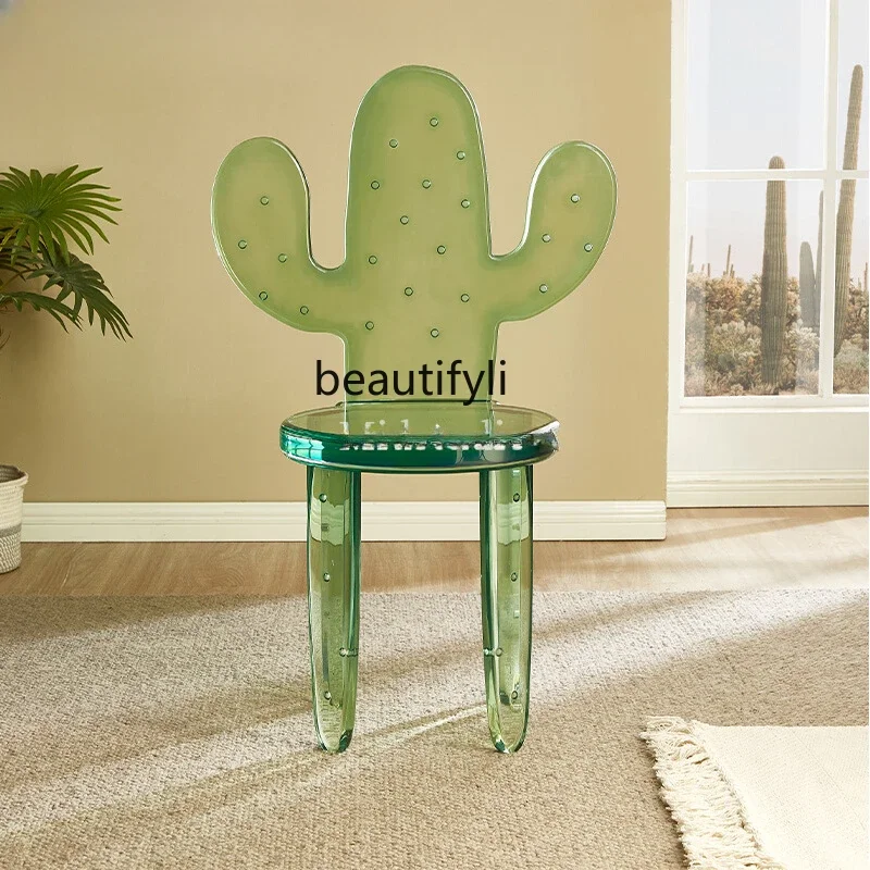 

K185 Designer Acrylic Simple Modern and Unique Custom Transparent Chair