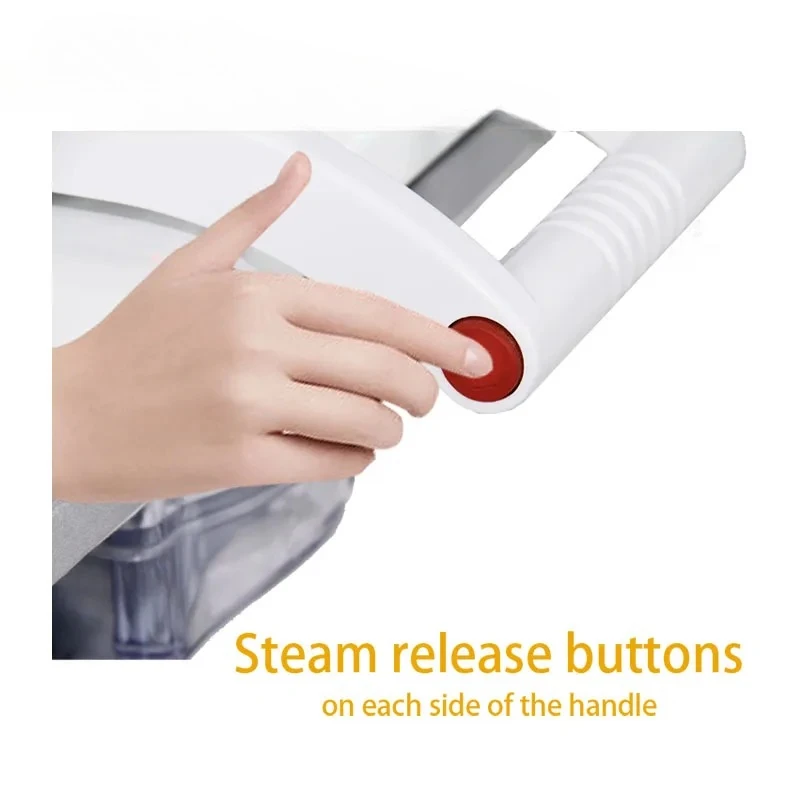 2025 RS-810 مكواة ضغط بخار رقمية 1500 وات - مكواة بخار من القماش ذات سعة كبيرة للاستخدام المنزلي (تسخين سريع، درجة حرارة قابلة للتعديل)