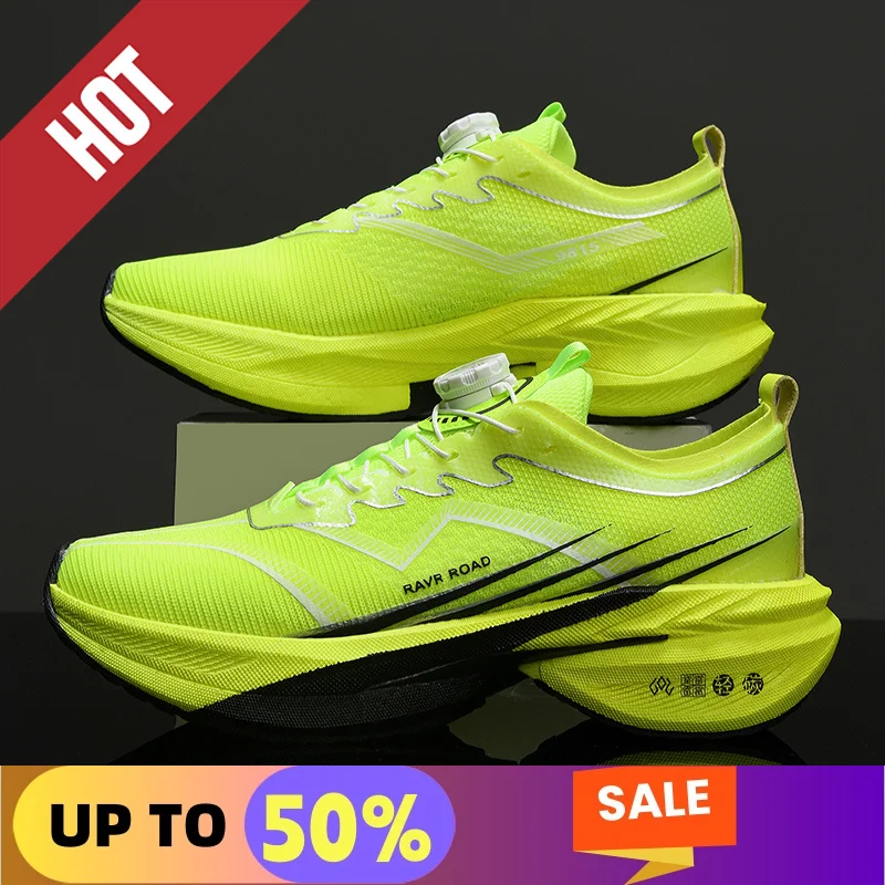 Laufschuhe Carbon Board Marathon Herren Sport Atmungsaktiv Leicht Damen Bequeme Athletic Gym Sneakers Verschleißfest ﻿