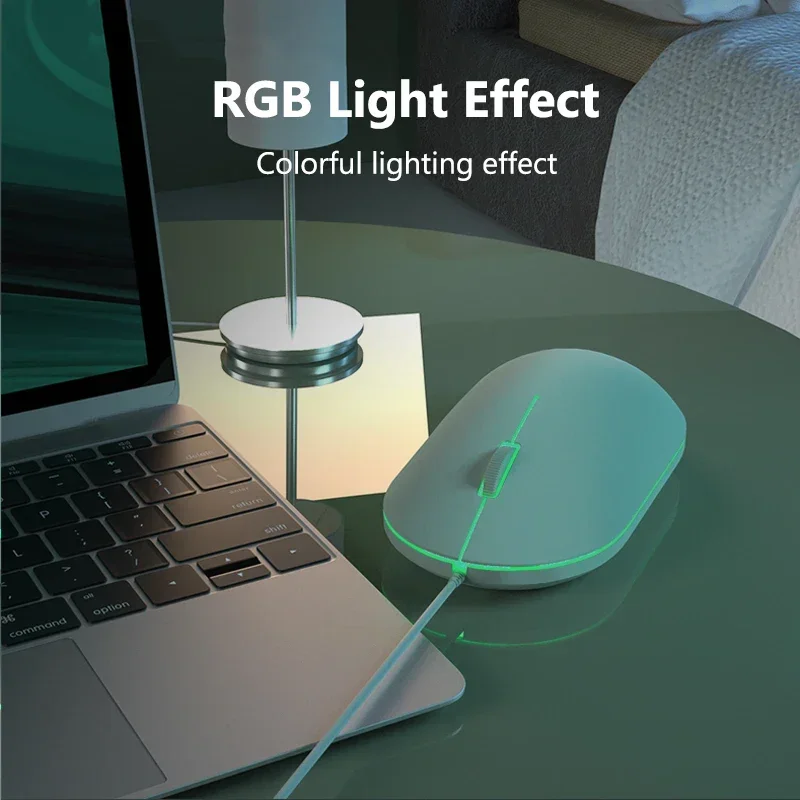 Verdrahtete Maus Tragbare Magic Slient Ergonomische Mäuse RGB Hintergrundbeleuchtung Gamer Maus Für PC Computer Laptop Notebook Gaming Mause