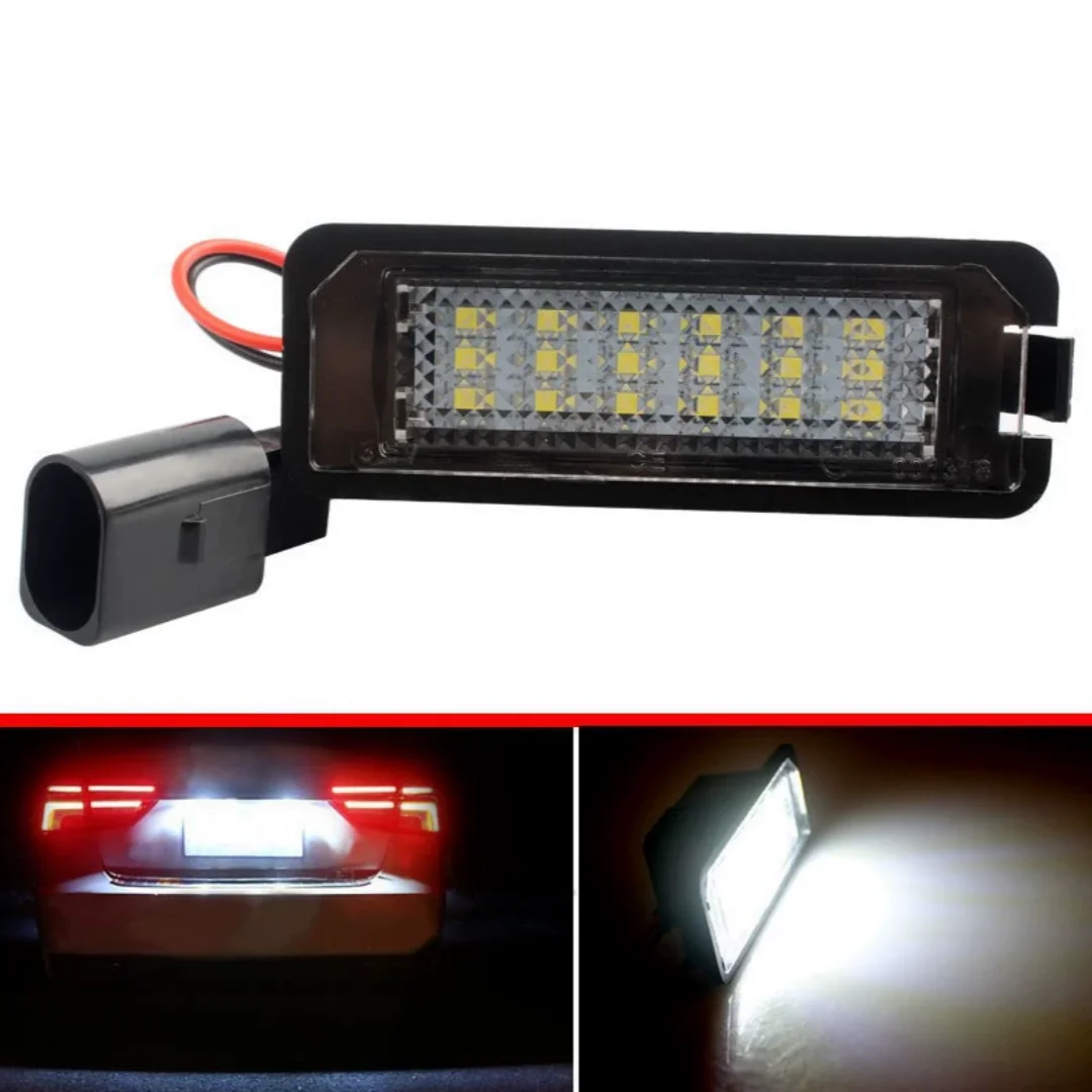 

LED License Plate Lights For 1999-2013 Golf/GTI MK4 MK5 MK6 LED Car License Plate Light Assembly For VW GOLF4 1997-2005
