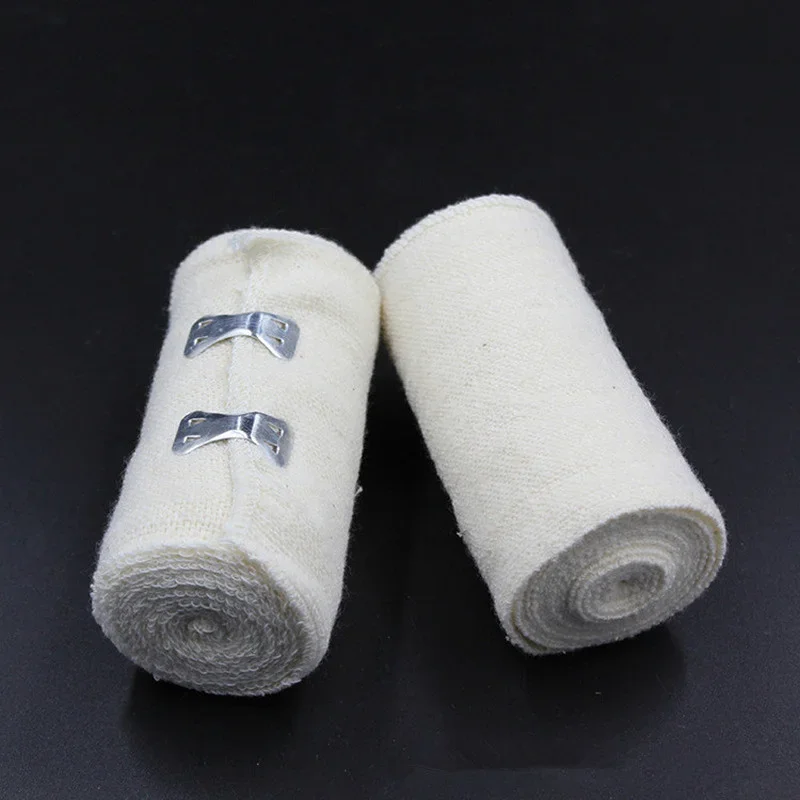 Imagem -03 - Medical First Aid Nursing Bandage Elástico de Proteção Pulso Braço Perna Tornozelo Molho para Feras Bandagem Esportiva 75 cm 10 cm 15cm x 45 m