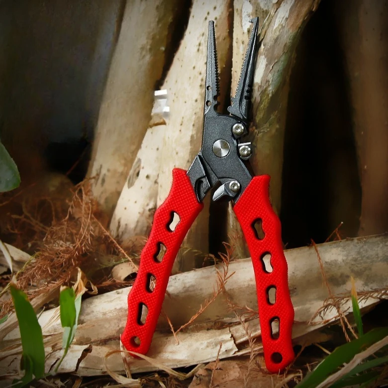 

New Stainless Steel Anti Slip and Anti Rust Long Mouth Lure Plier Extended Fishing Pliers Fishing Tools Fish Control Combination
