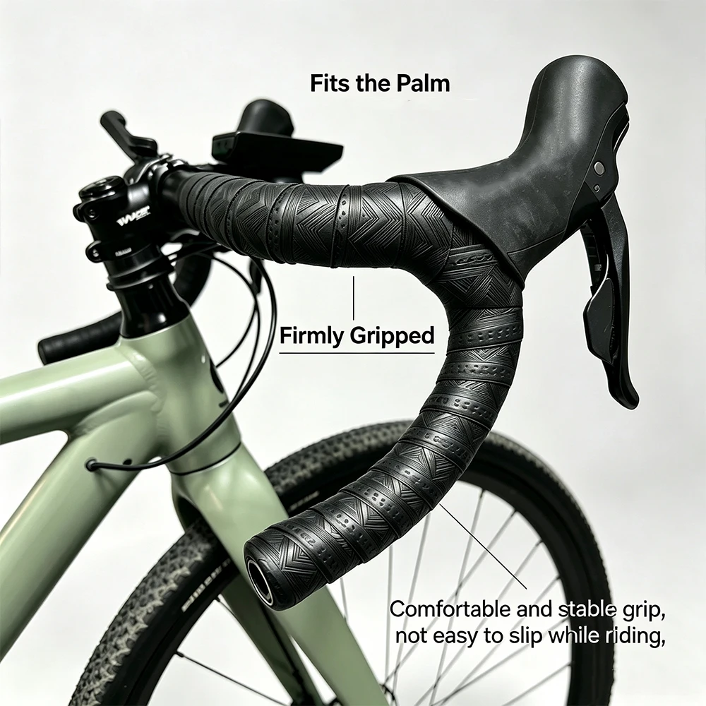 SEER Rennrad-Lenkerband, EVA, dick, weich und rutschfest, bequem, stoßfest, Fahrrad-Griffband für Lenker, Fahrradzubehör – Detail 6