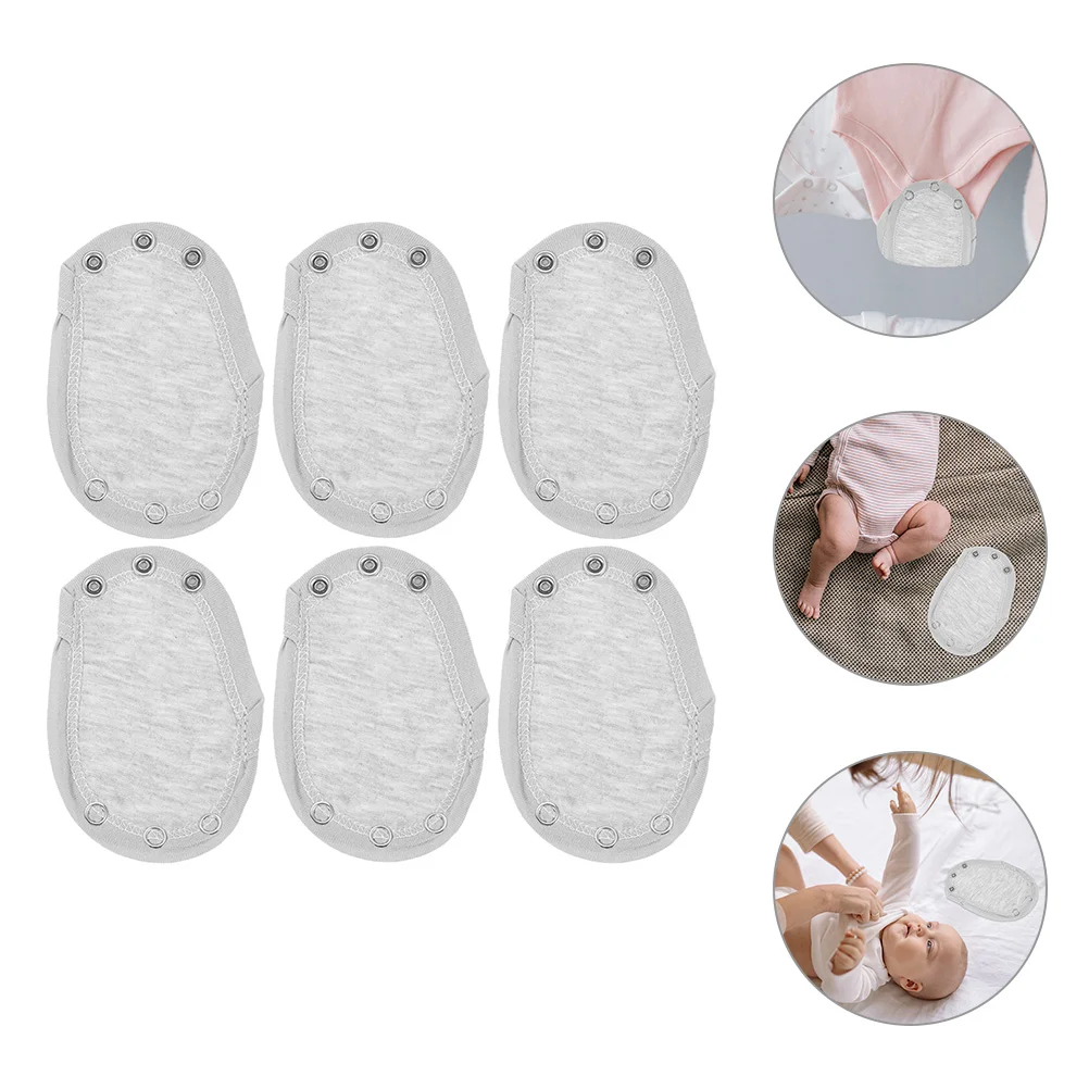 6 Cs Baby Robe Extension Film Toddler Jumpsuits Extender Bodysuit Snap Extenders Button