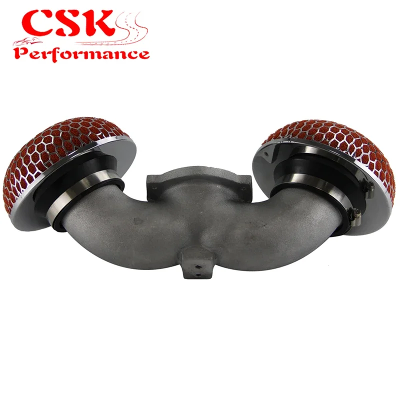 

Зеленый/красный грибной фильтр с двойным турбо-воздушным впуском, подходит для Nissan 300zx 90-96