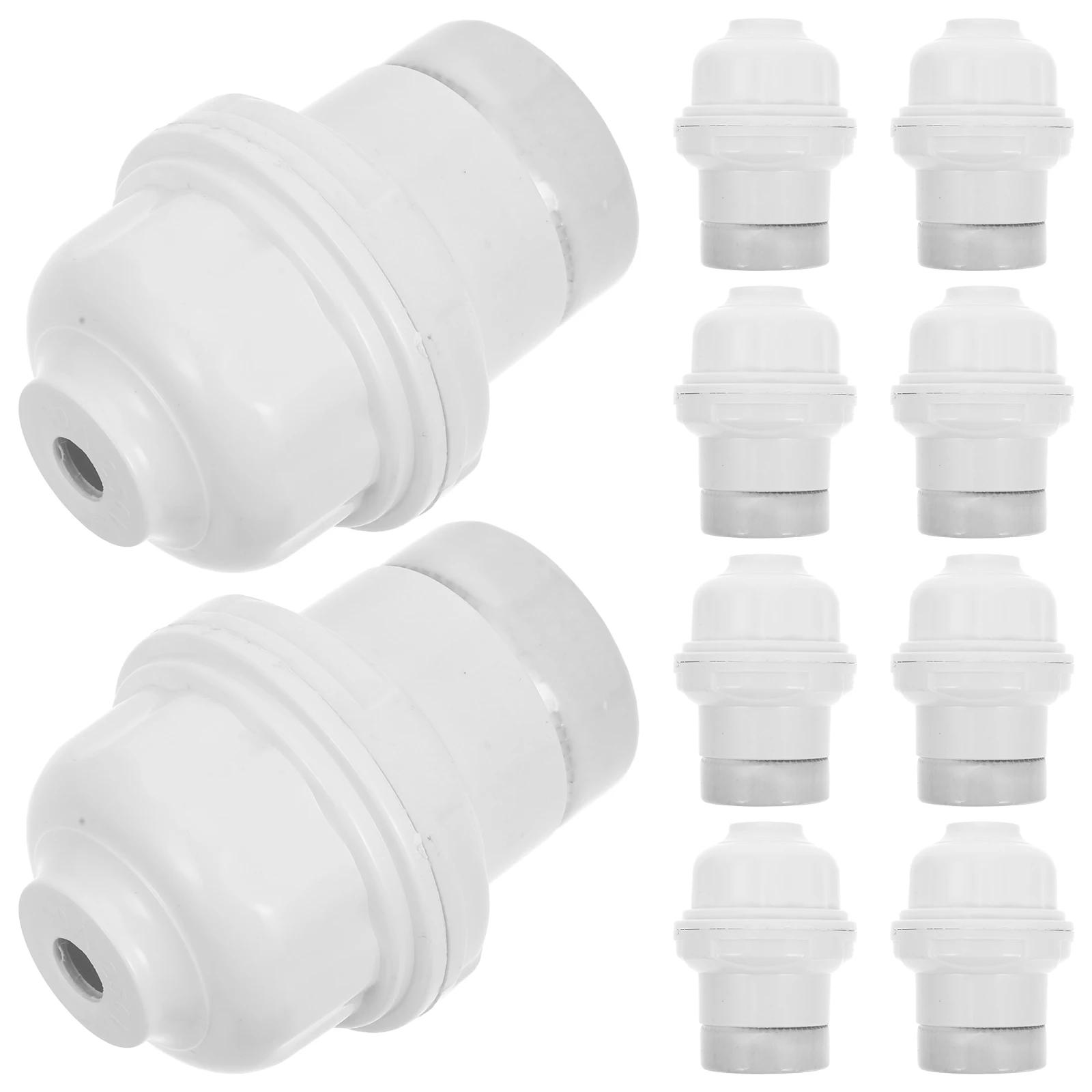 

20 Pcs Waterproof Chandelier Stand E27 Pendant Lamp Holder Adapter Ceramic Light Socket