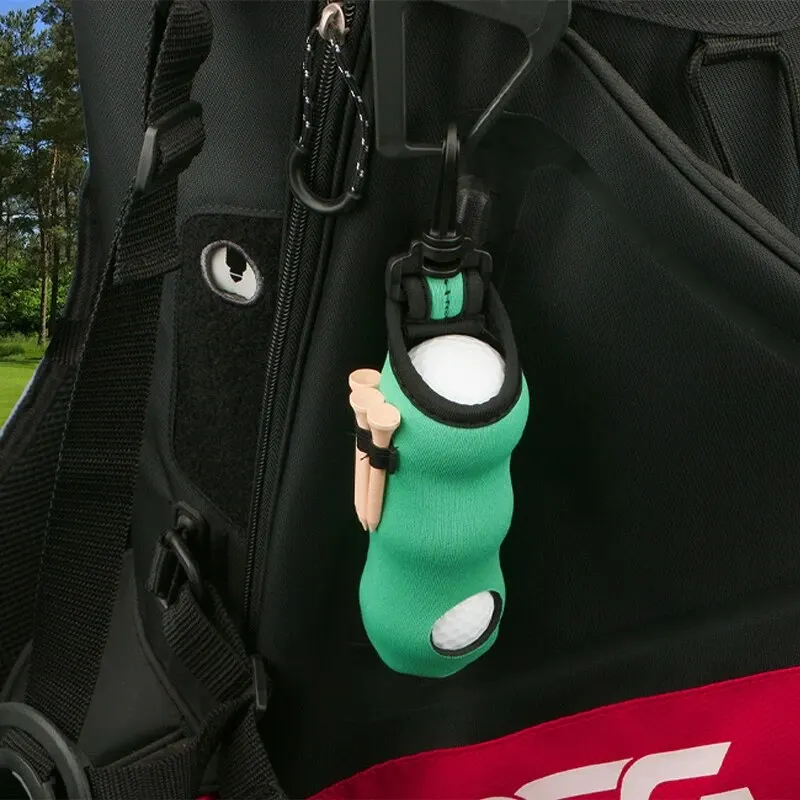 قطعتان من حقيبة خصر الجولف، حقيبة جولف مع خطافات، حقيبة تخزين محمولة بأربعة ألوان، حقيبة حماية كرة الجولف. #3